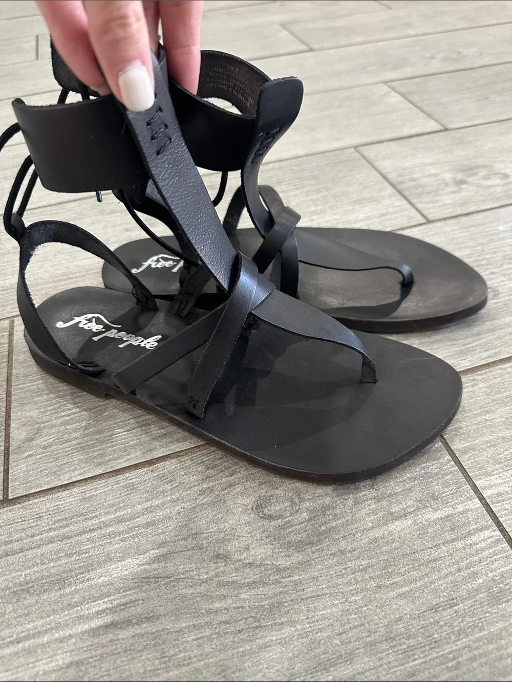 Free People Vacation Day Wrap Sandals Size 39.5EU/9US New!